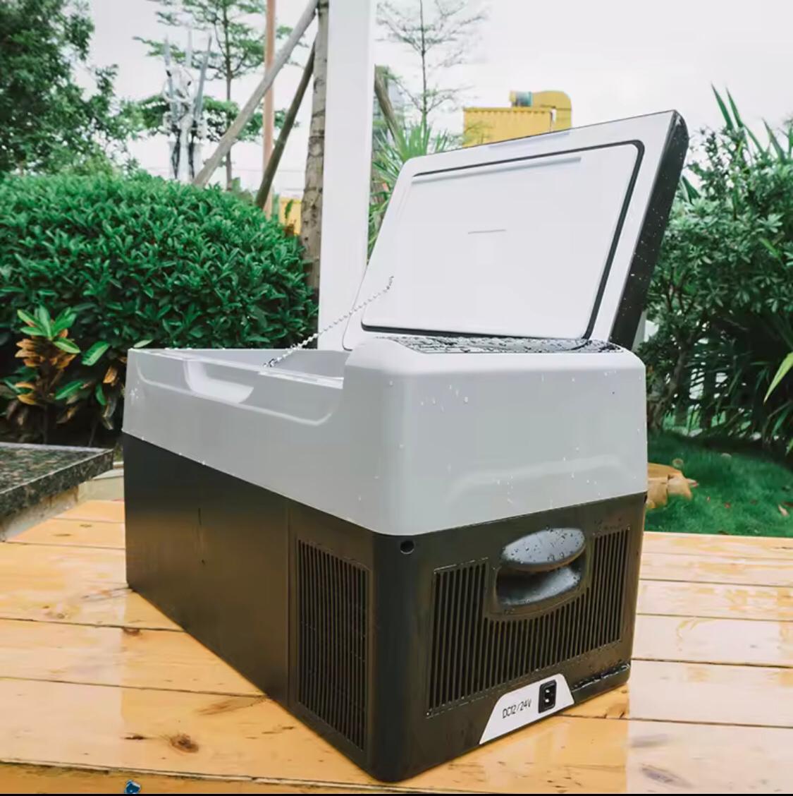Alpicool G22 Car Fridge 22 Litre Mini Fridge 12/24v Car Refrigerator Portable Camping Fridge Freezer Truck Electric Cool Box for Campervan RV Boat Travel Picnic,-20℃ to 20 ℃/Low Consumption